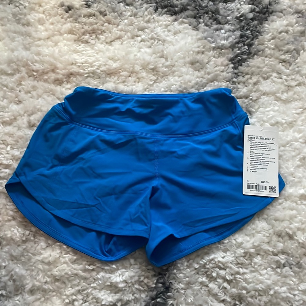 NWT LULULEMON Speed Up MR Short 4”